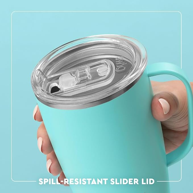 Swig Stainless Steel Insulated Travel Mug, 18 oz, Double Wall Vacuum Sealed - Image 4