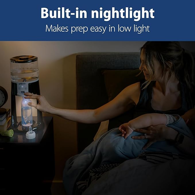 Dr. Brown's Insta-Prep Warm Water Dispenser with Baby Formula Mixing Pitcher, 32oz Olive