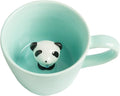 DIHOclub Panda Ceramic Cup Hidden 3D Animal Inside Mug, Cute Cartoon Handmade by DIHOclub