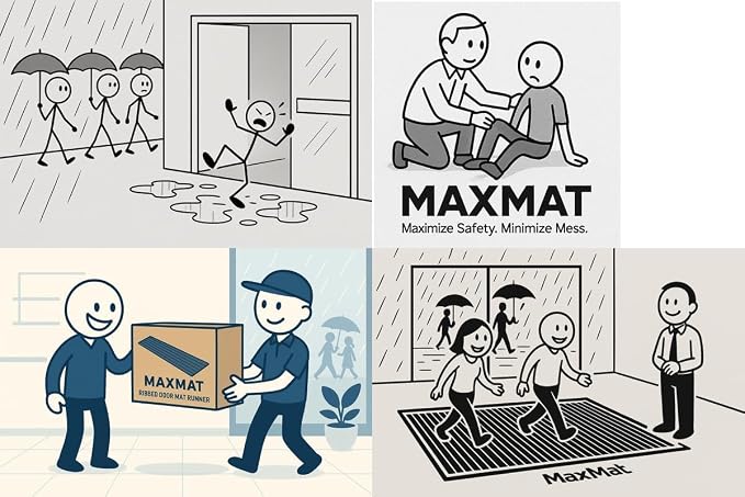 MaxMat® Oversized Rubber Door Mat - Image 8