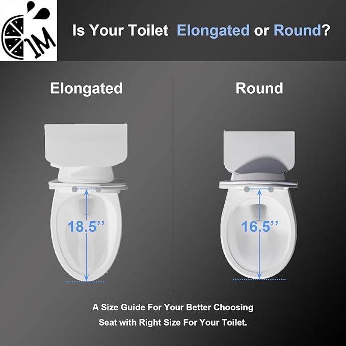 Elongated Toilet Seat with Toddler Seat Built In, Slow Close for Both Child & Adult Seats, Potty Training, No Wiggle and Easy to Install, Detachable Toddler Seat, White (2Pcs Pack)