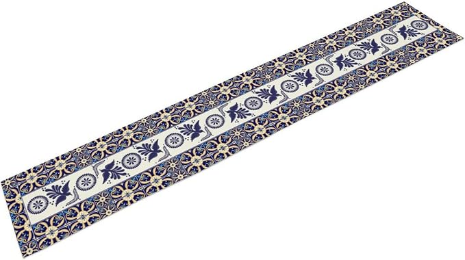 YCness Floral Bird Mexican Table Runner, 13x60 Inch - Image 9