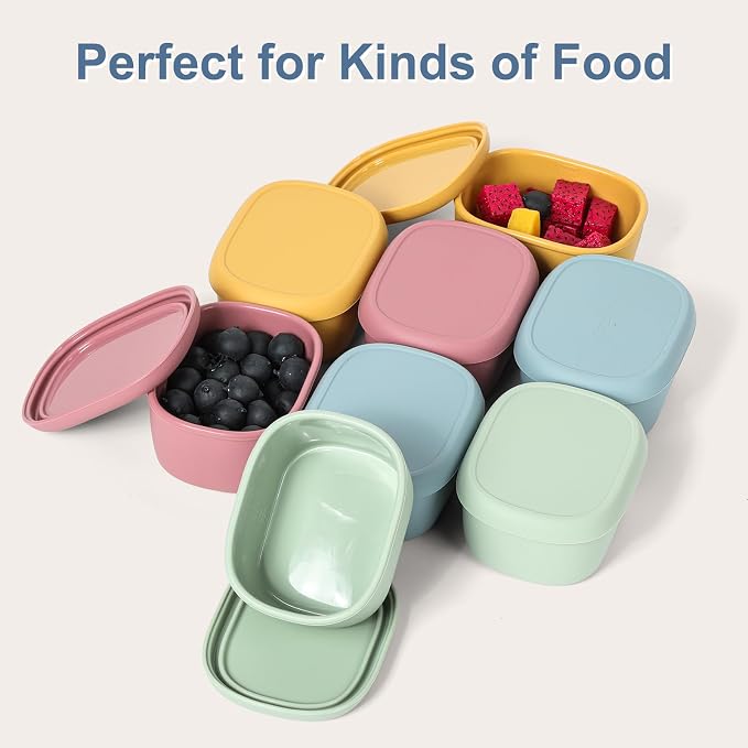 4 pcs 10 oz Silicone Snack Containers - Image 8