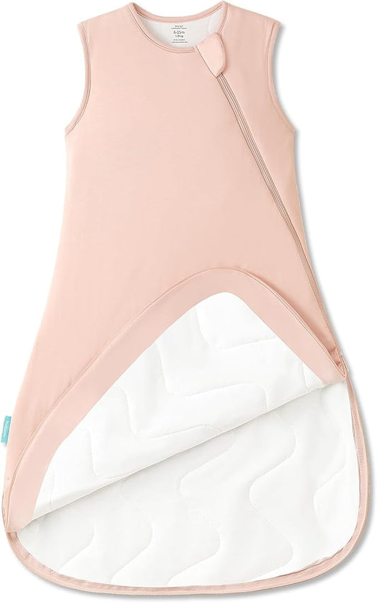 Supersoft Sleep Sack 1.0 TOG, Premium Bamboo Viscose Baby Sleeping Bag 2-Way Zipper Sleep Sack Baby Wearable Blanket