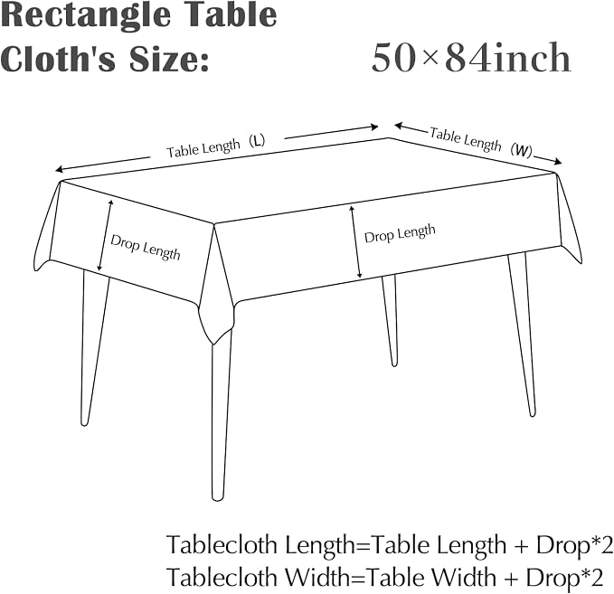 jinchan Yellow Floral Linen Rectangle Table Cloth 50 x 84 Inch | Elegant floral - Image 5