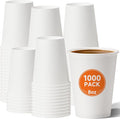METAPRINT 1000 Pack 8 oz Disposable Paper Cups, Paper Coffee Cups 8 oz by METAPRINT