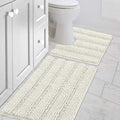 H.VERSAILTEX Bathroom Rugs Bath Rug Set 2 Piece Bathroom Contour Rug Toilet Mat by HVERSAILTEX