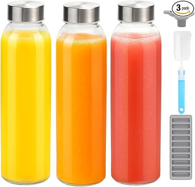 Zukro 18 oz Glass Water Bottles by ZukroDrinkware