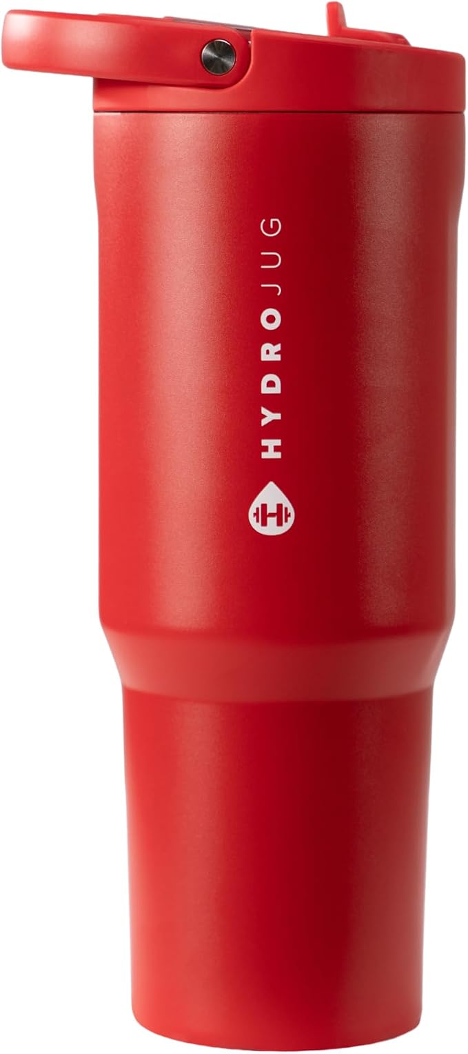 HydroJug Sport 40 oz Insulated Stainless Steel Water Bottle, Alumni Red by Hydrojug