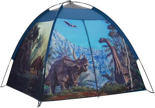 Dinosaur Kids Play Tent-61”x61”x45”Realistic Dinosaur Kids Tent Indoor & Outdoor, Pop Up Play House for Kid, Boys & Girls Age 3-12