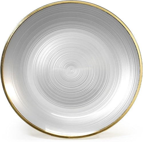 " OCCASIONS " 640pcs set-Wedding Party Disposable Plastic Plate Set -80 x 10'' - Image 2
