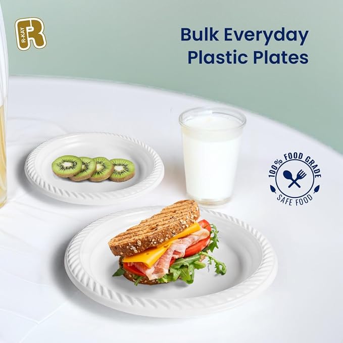 R-kay Plastic Plates Disposable - Image 2