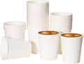 RACETOP 8 oz Disposable Paper Coffee Cups, 1000 Pack | Leak-proof Paper by RACETOP
