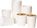 RACETOP 8 oz Disposable Paper Coffee Cups, 300 Pack | Leak-proof Paper by RACETOP
