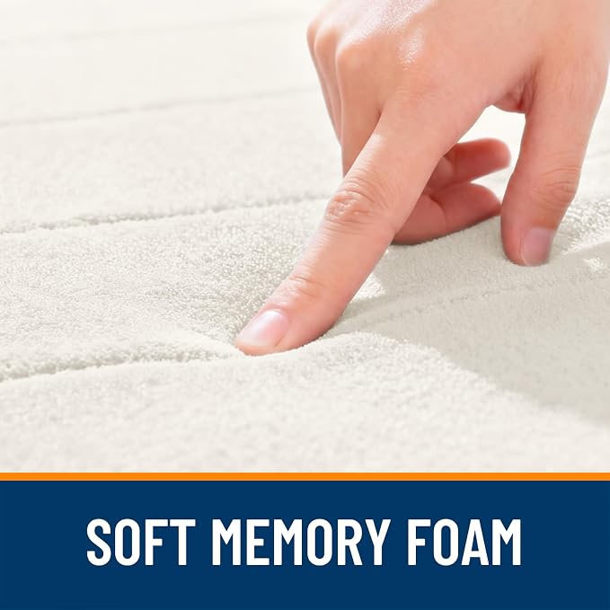 OLANLY Memory Foam Bath Mat 30x20, Super Soft Absorbent Bathroom Rugs, Quick Dry - Image 5
