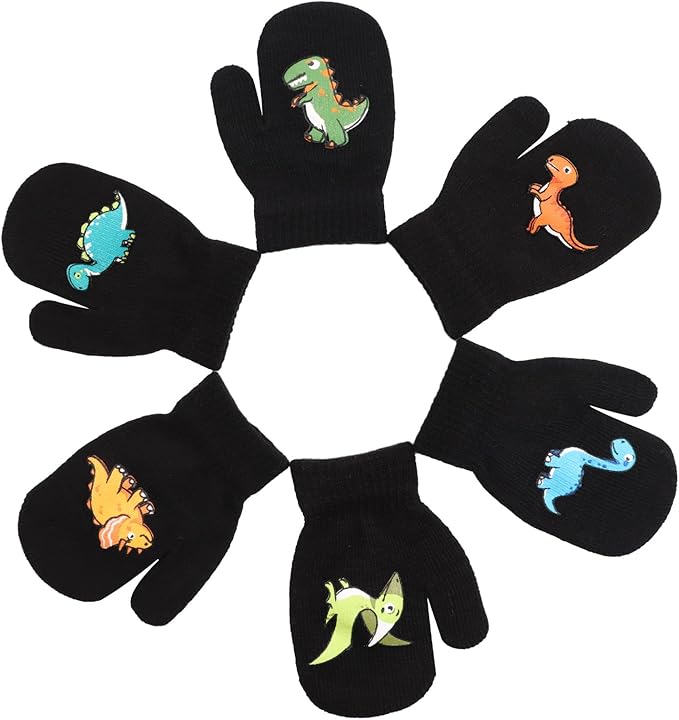 Baby Winter Mittens Toddler Stretch Knit Gloves Magic Warm Glove for Baby Boys Girls