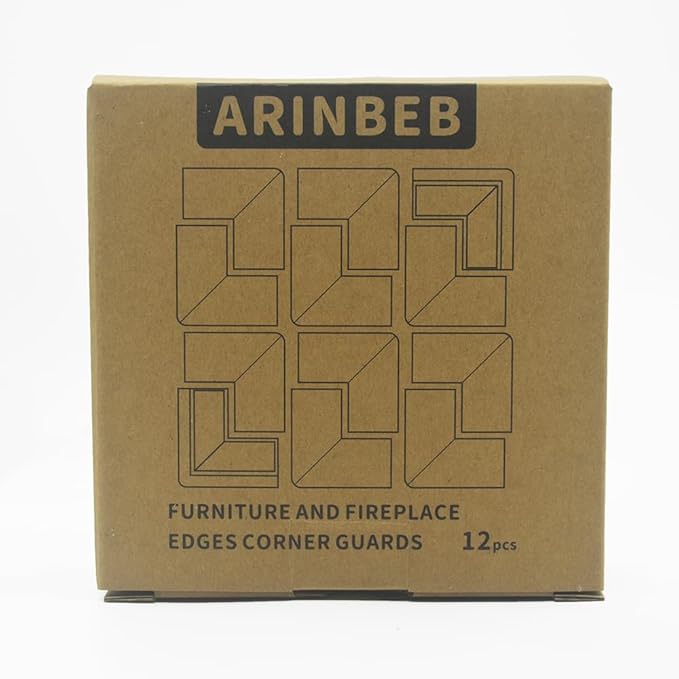 Foam Corner Protector for The Furniture, with Retardant Materials Foam Safety Bumpers, Baby Proofing Safety Corner Protectors (Black)