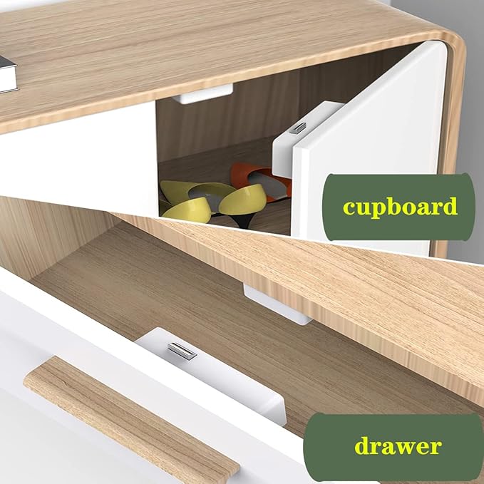 Hidden DIY/RFID Lock - Electronic Induction Lock for Wooden Cabinet, Drawer, Wardrobe & Letter Box