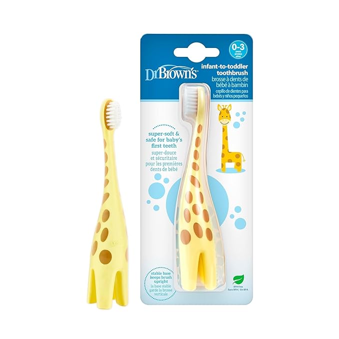 Dr. Brown's Infant-to-Toddler Toothbrush, Giraffe