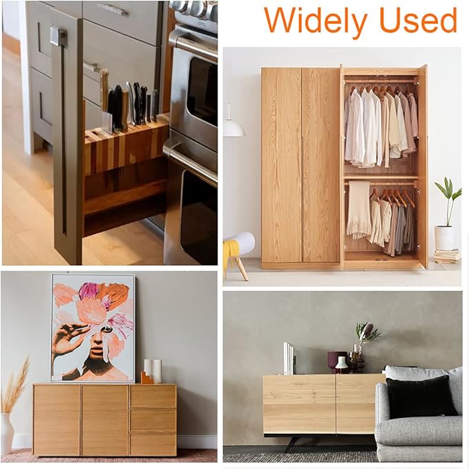 12Pack Magnetic Touch Push to Open Door Latch for Heavy Duty Door Push Release Latch Kitchen Drawer Push Catch Pop Out Latch Kitchen Closet Door Closing (White)