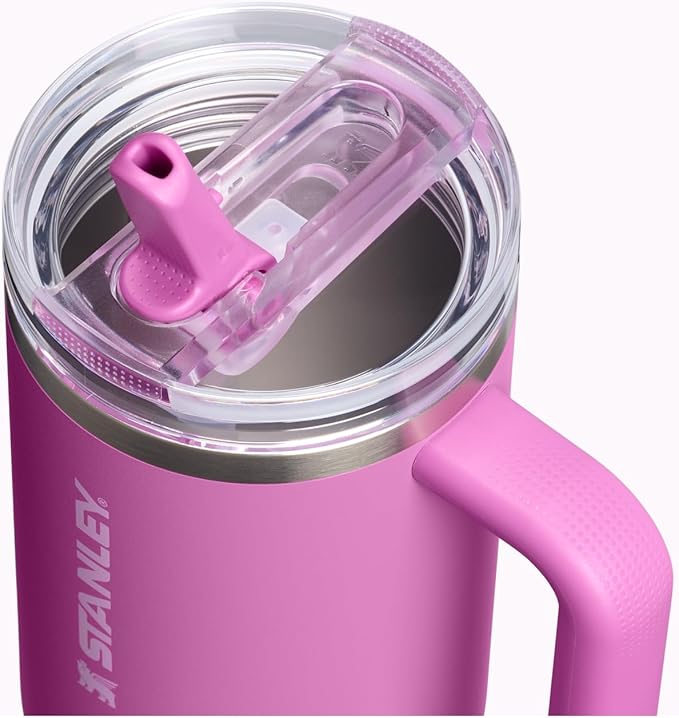 STANLEY Quencher ProTour Flipstraw Tumbler, 40 oz, Dark Blossom | Built-In - Image 2