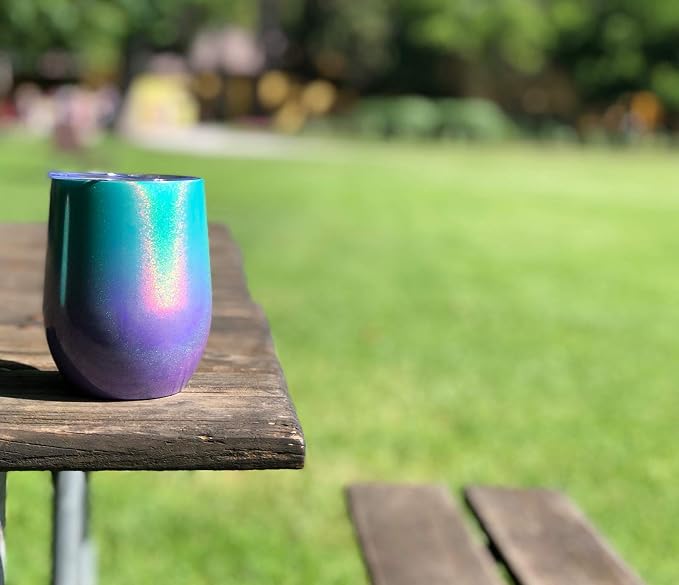 CHILLOUT LIFE 12 oz Stainless Steel Wine Tumbler - Image 6