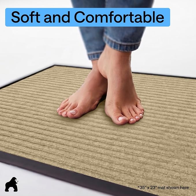 GORILLA GRIP Waterproof Traffic Guard Door Mat, Heavy Duty Entryway Mats - Image 8