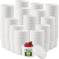 Fulmoon 100 Pack Paper Soup Containers by Fulmoon