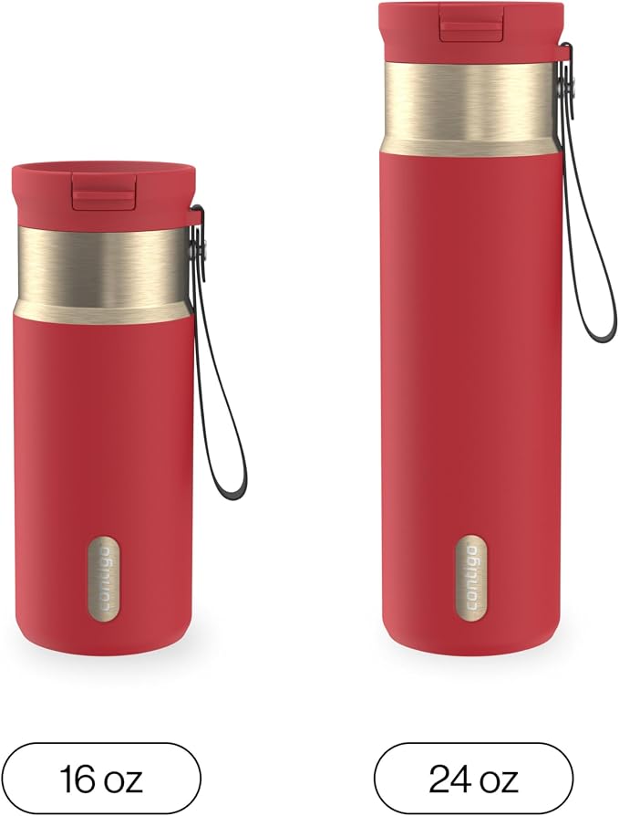 Contigo SnapSeal 16 oz Stainless Steel Vacuum-Insulated Water Bottle - Image 4