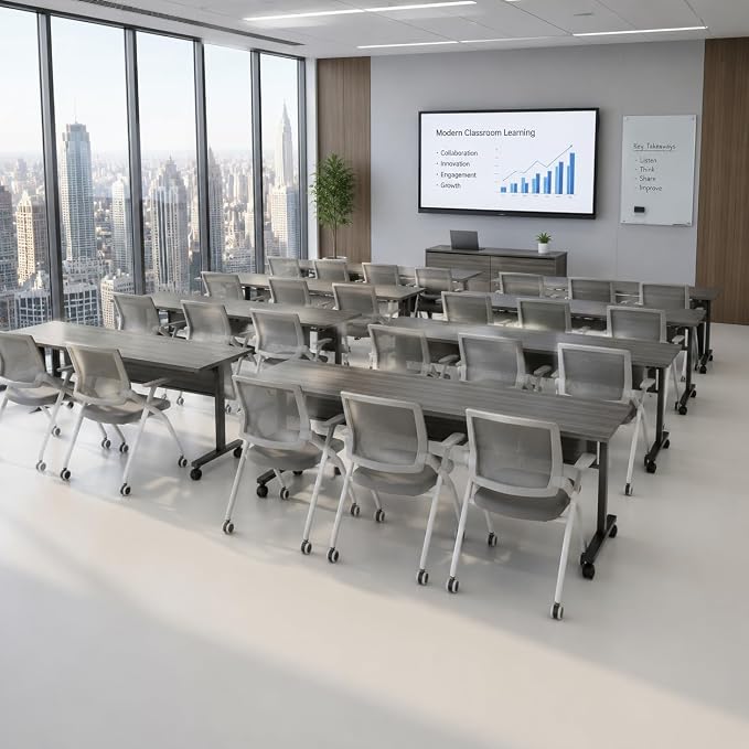 24 Pack Folding Office Chair - Image 2