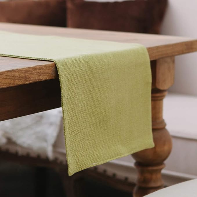 Soft Caddice Faux Linen 2 Piece Fabric in 1 Table Runner, eco-Friendly Fabric by NATUS+WEAVER