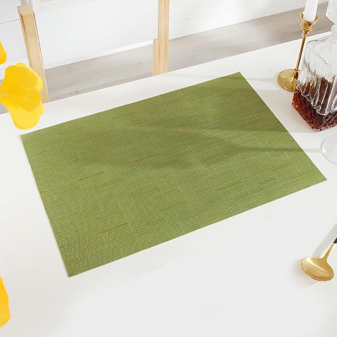PIGCHCY Plastic Placemats, Durable Heat Resistant Placemats - Image 4