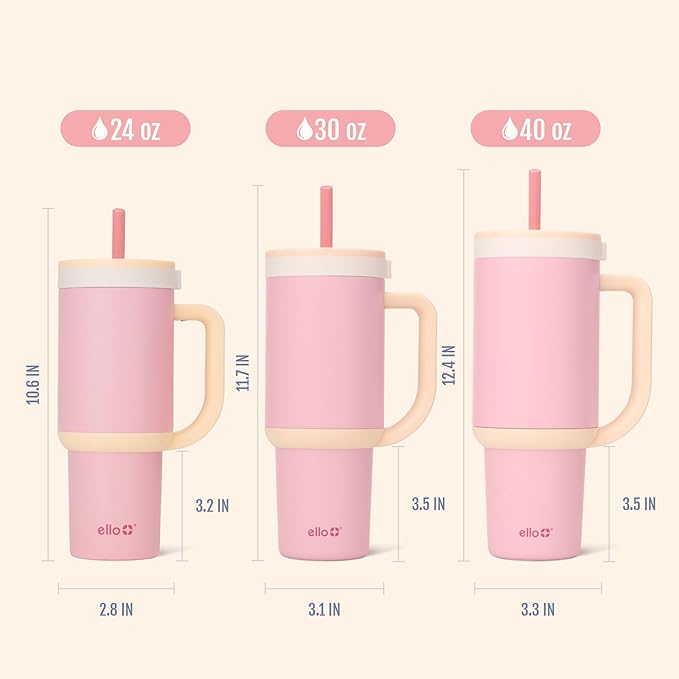 Ello Oasis 30oz Insulated Stainless Steel Tumbler - Image 8