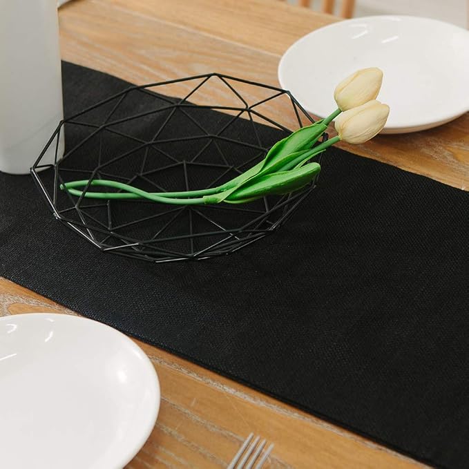 2 Piece Fabric in 1, Dinning Table Runner 12 x 108 Inches Farmhouse Kitchen - Image 4