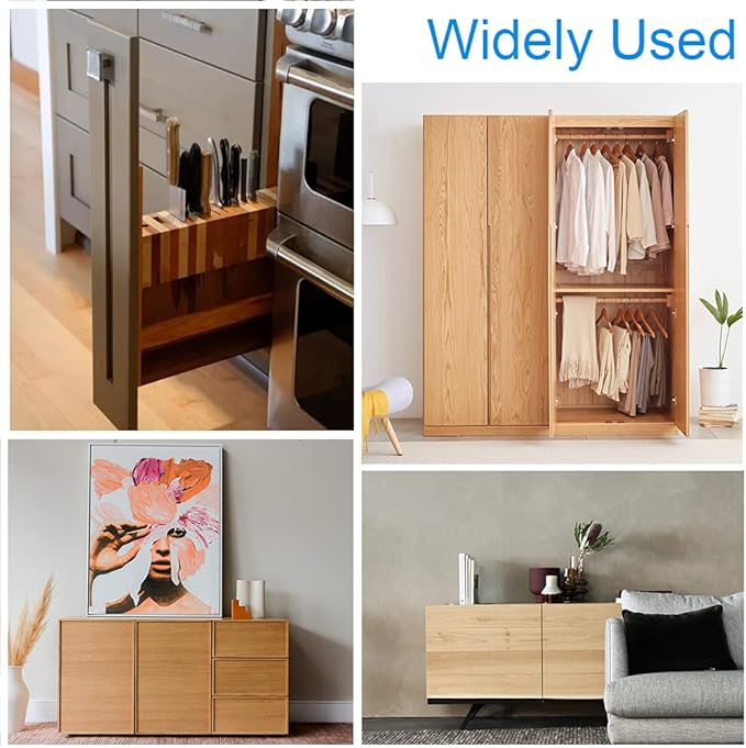 12Pack Magnetic Touch Push to Open Door Latch for Heavy Duty Door Push Release Latch Kitchen Drawer Push Catch Pop Out Latch Kitchen Closet Door Closing (Black)