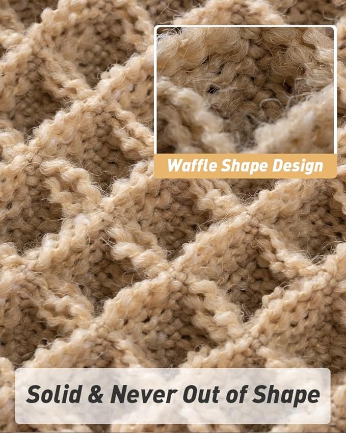 Upgraded Waffle Bath Mats Set of 2, Super Absorbent Non Slip Bath Mats - Image 5