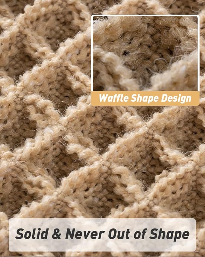 AMOAMI Upgraded Waffle Bath Mat, Super Absorbent Non Slip Bath Mats - Image 5