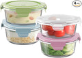 1.5Cup/12oz Small Glass Containers by Freshmage