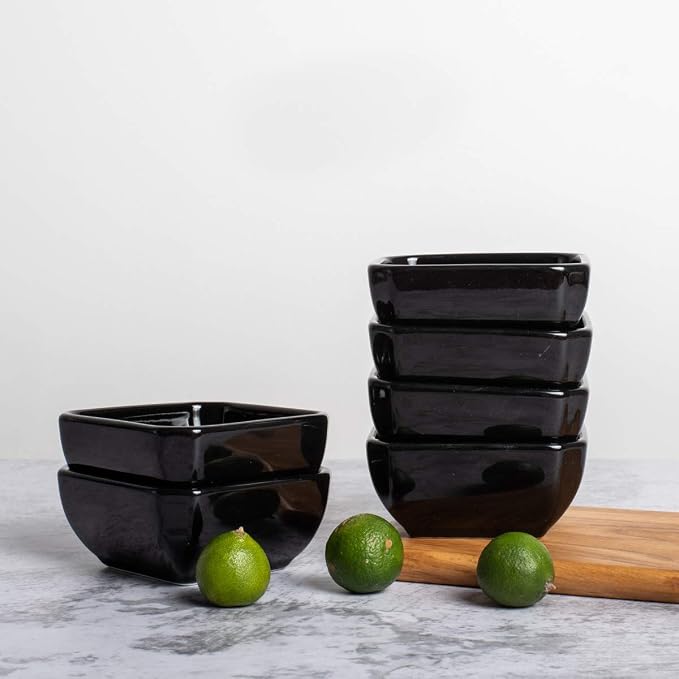 DELLING 3 Oz Porcelain Dip Bowls Set of 6, Soy Sauce Dish, Condiment Cups - Image 7