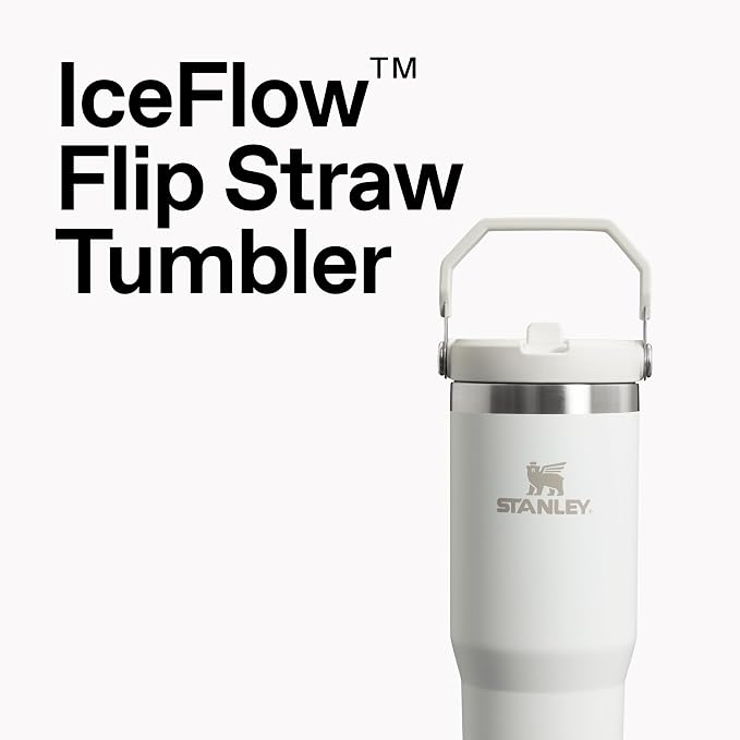STANLEY IceFlow 2.0 Flip Straw Tumbler, 20 oz, Dark Navy | Easy Carry Handle | - Image 4