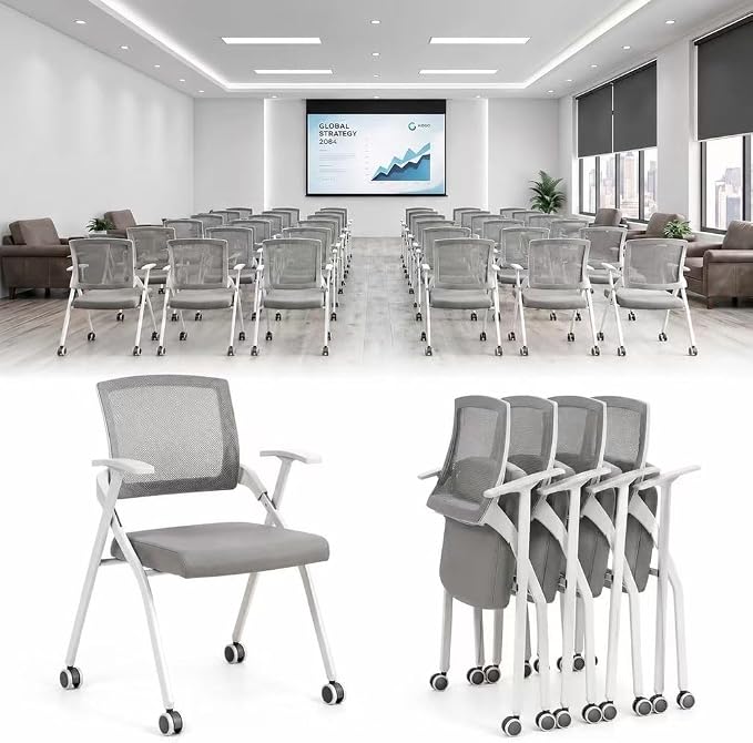 24 Pack Folding Office Chair by Unknown