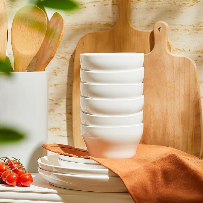 Sweese Set of 6 Porcelain Bouillon Cups, 6.0 Count - Image 6