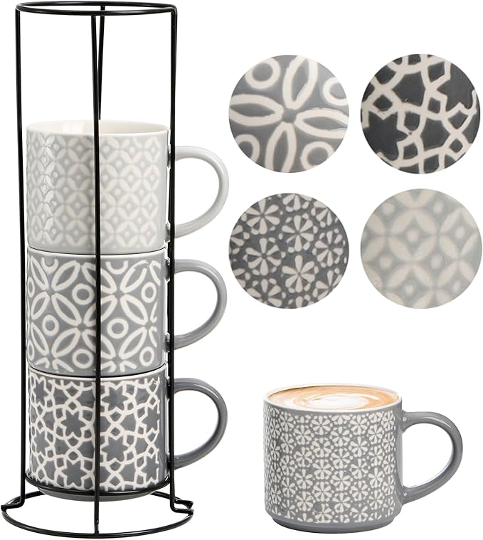 Hiceeden Set of 4 Coffee Mugs by Hiceeden