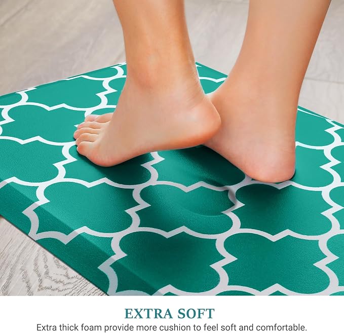 WISELIFE Kitchen Mat Cushioned Anti-Fatigue Kitchen Rug, 17.3"x 60", Non Slip - Image 3