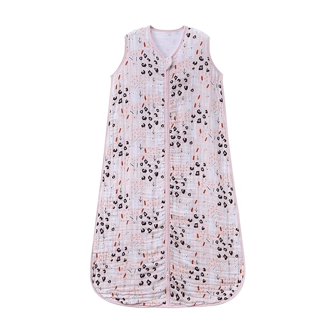 Baby Sleep Sack 0-6 Months Wearable Blanket for Babies 100% Organic Cotton 2-Way Zipper YKK 0.5 TOG Toddler Sleeping Sacks Bunny
