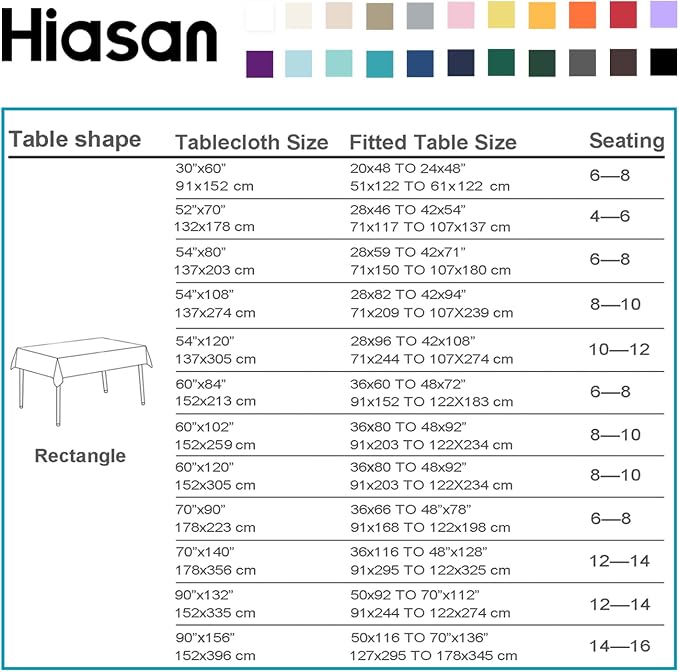 Checkered Tablecloth Rectangle 60 x 102 Inch - Image 4