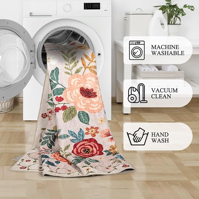 DUKINO 2x6 Runner Rug for Hallway, Washable Kitchen Runner Rug - Image 6