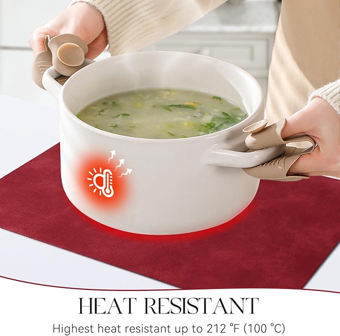MOSAYT Vinyl Placemats Set of 6-12 X 17 Inch - Image 3