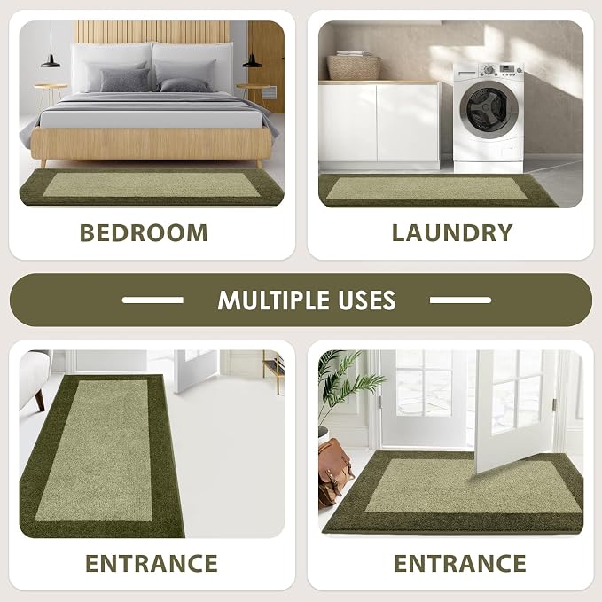 Machine Washable Runner Rug 24" x 84", Non Slip Kitchen Mat - Image 4