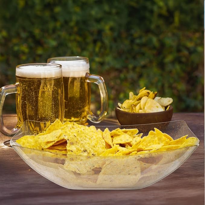 R-kay 6 Pack Plastic Serving Bowls - 64 OZ Gold Glitter Bowls - Salad Bowls - Image 5